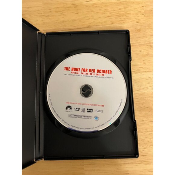 The Hunt For Red October 1990 DVD Special Collectors Edition Sean Connery Pre-Ow - Picture 4 of 5